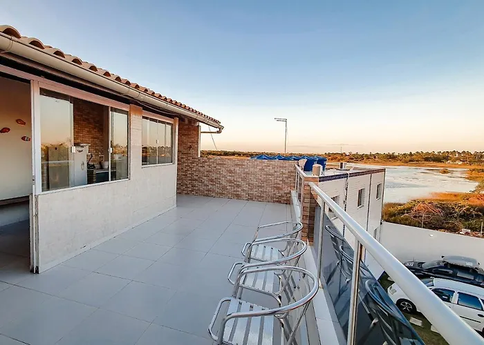 Confortavel Casa Em Arembepe,100 Metros Da Praia Com Churrasqueira Piscina E Wi-Fi